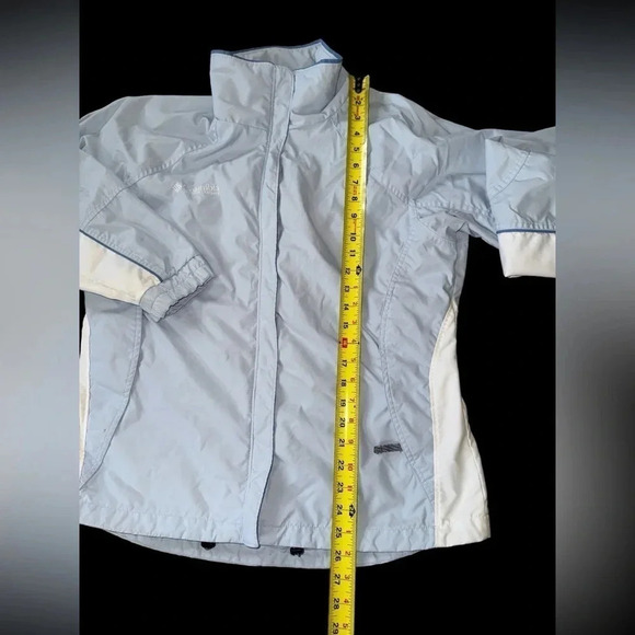 Women’s Columbia Lightweight Nylon Jacket Size Medium Light Blue - Picture 3 of 4